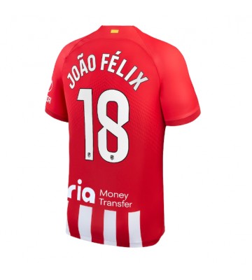 Atletico Madrid Joao Felix #18 Hjemmedrakt 2023-24 Kortermet